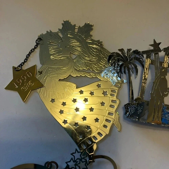 Vintage Christmas ornaments Thin Silver - Picture 4 of 7